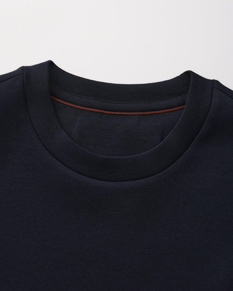 Sudadera Clásica de Mezcla Modal con Cuello Redondo