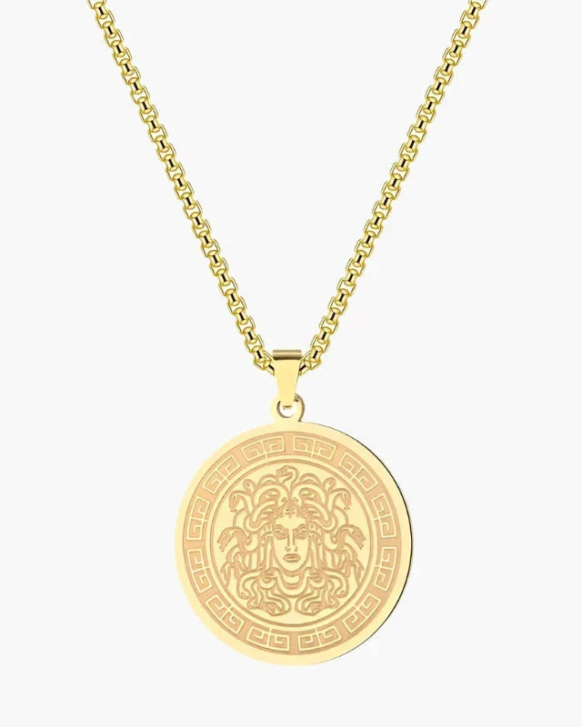 Cadena Larga Medusa (Oro y Plata)