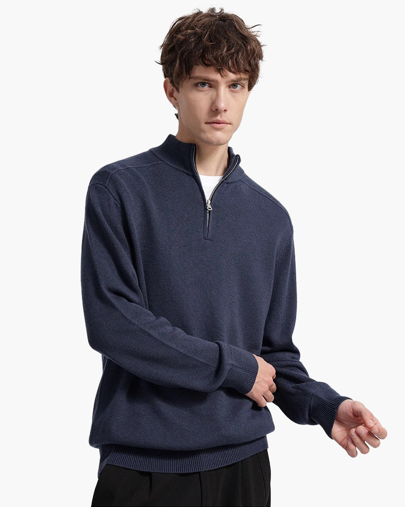 Sudadera con Cremallera 100% Lana Merino