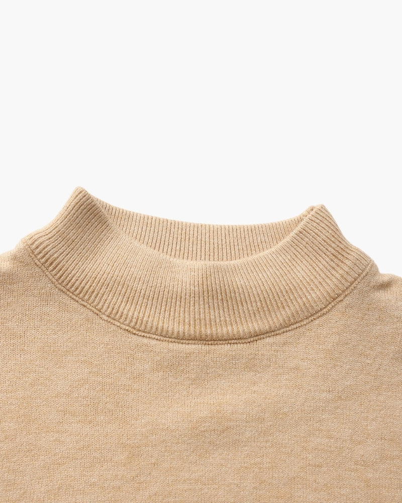 Jersey Esencial Acanalado de Cuello Falso