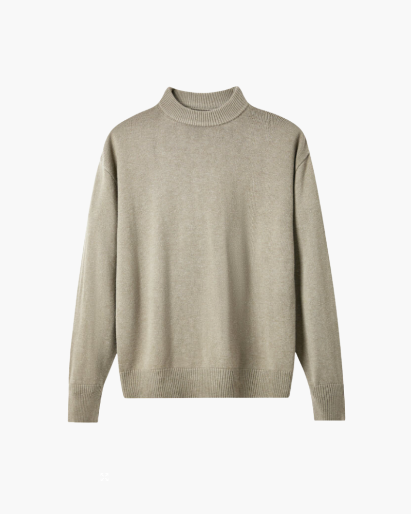 Jersey de Cuello Alto 100% Lana Premium
