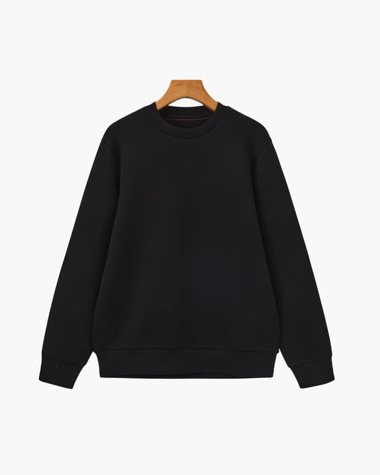 Sudadera Clásica de Mezcla Modal con Cuello Redondo