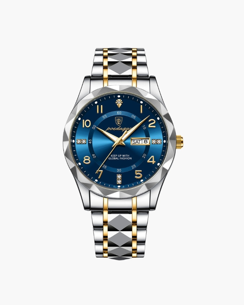 Reloj Clásico de Acero Bicolor