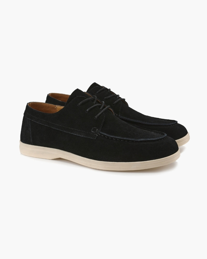 Zapatos Premium de Ante con Cordones