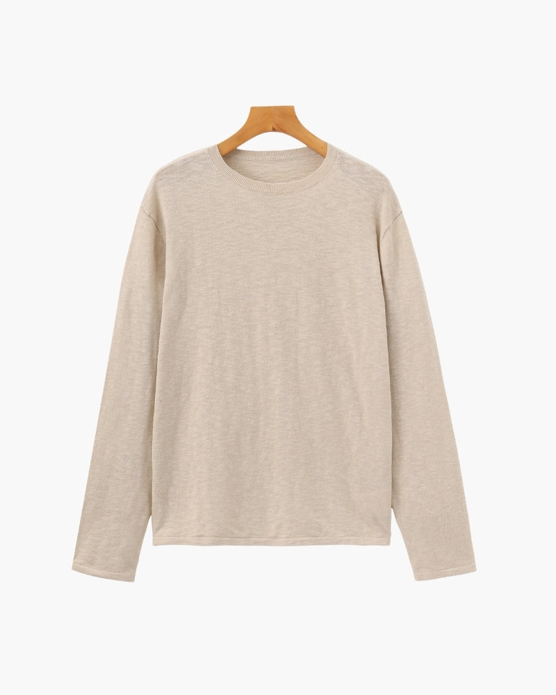 Sudadera Esencial de Lino y Algodón