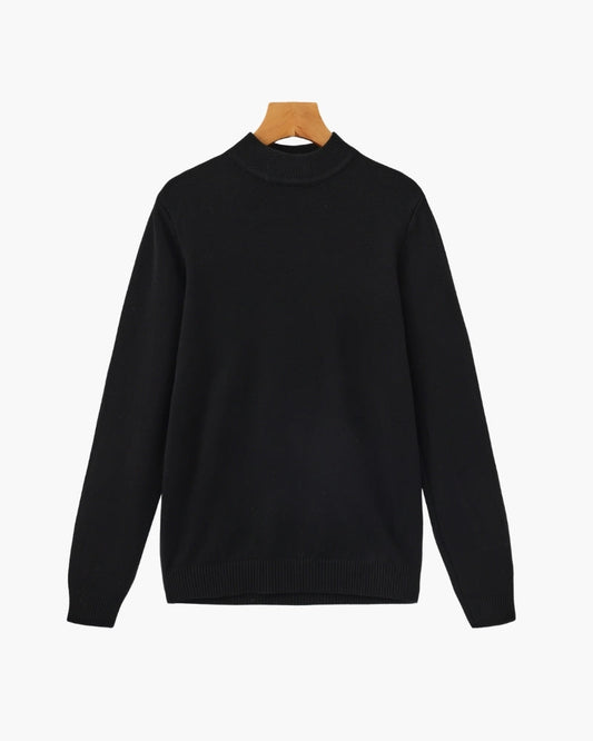 Jersey Esencial Acanalado de Cuello Falso