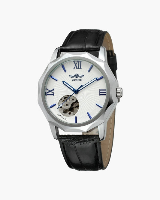 Reloj de Acero con Esfera Esqueleto Clásico
