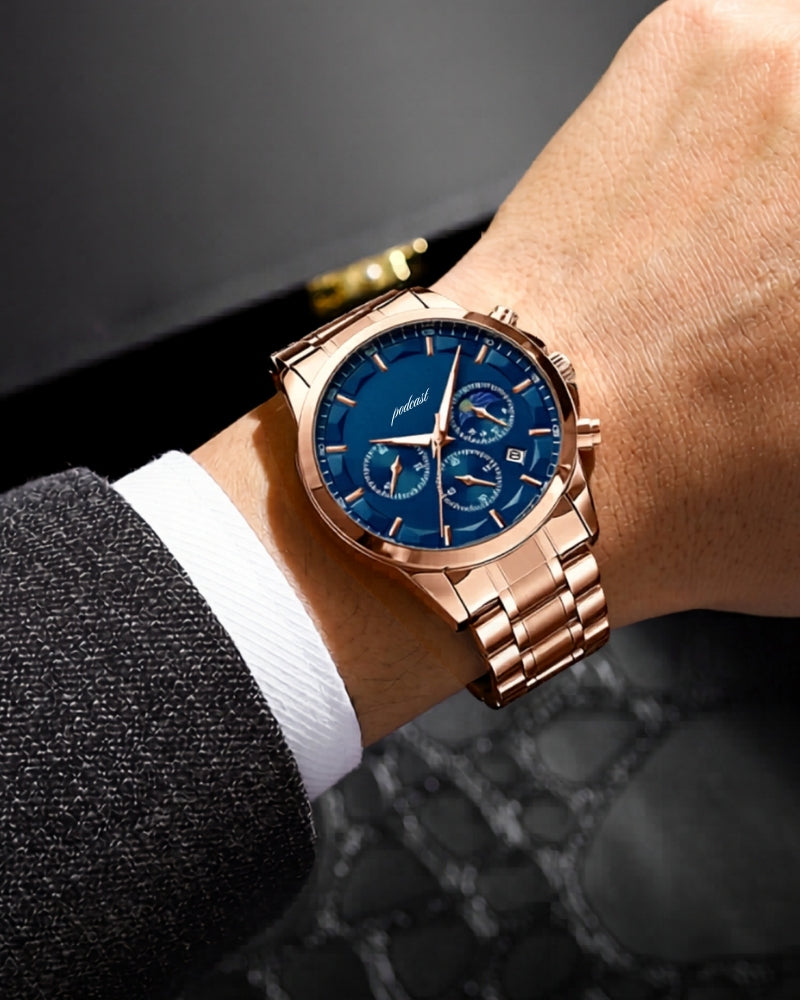 Reloj Cronógrafo de Precisión de Acero