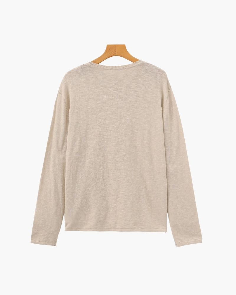 Sudadera Esencial de Lino y Algodón