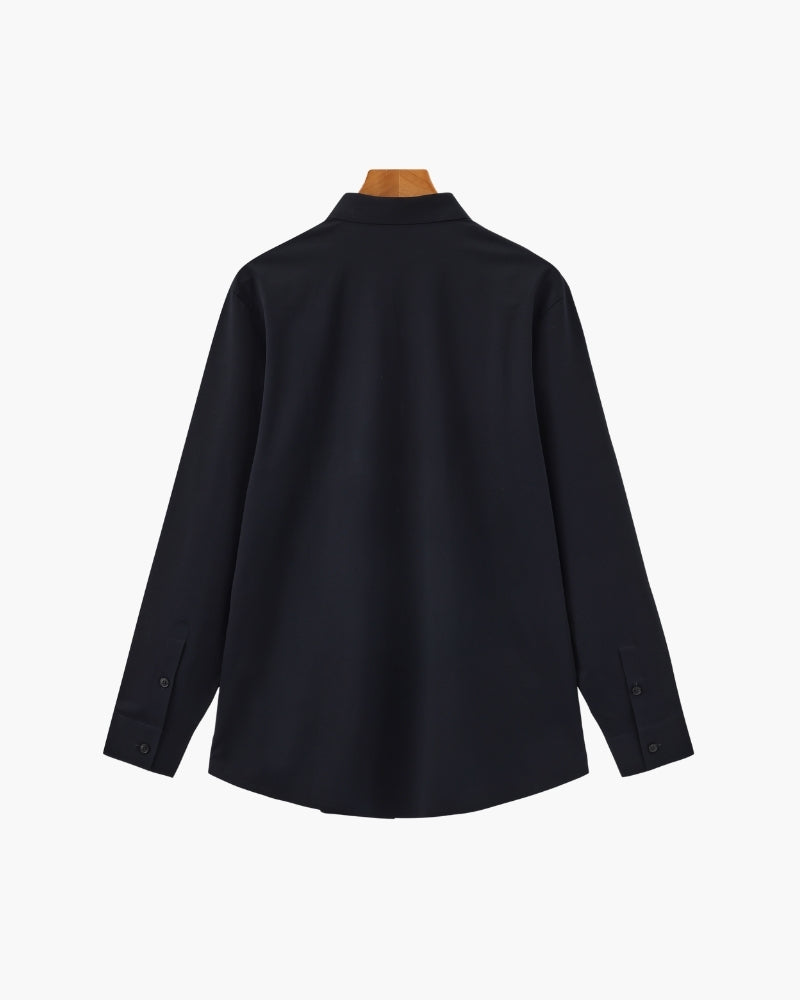 Camisa de Algodón Flex Entallada