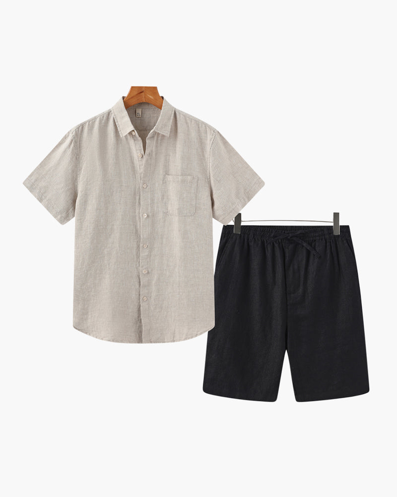 Conjunto de Lino Old Money (Shorts)