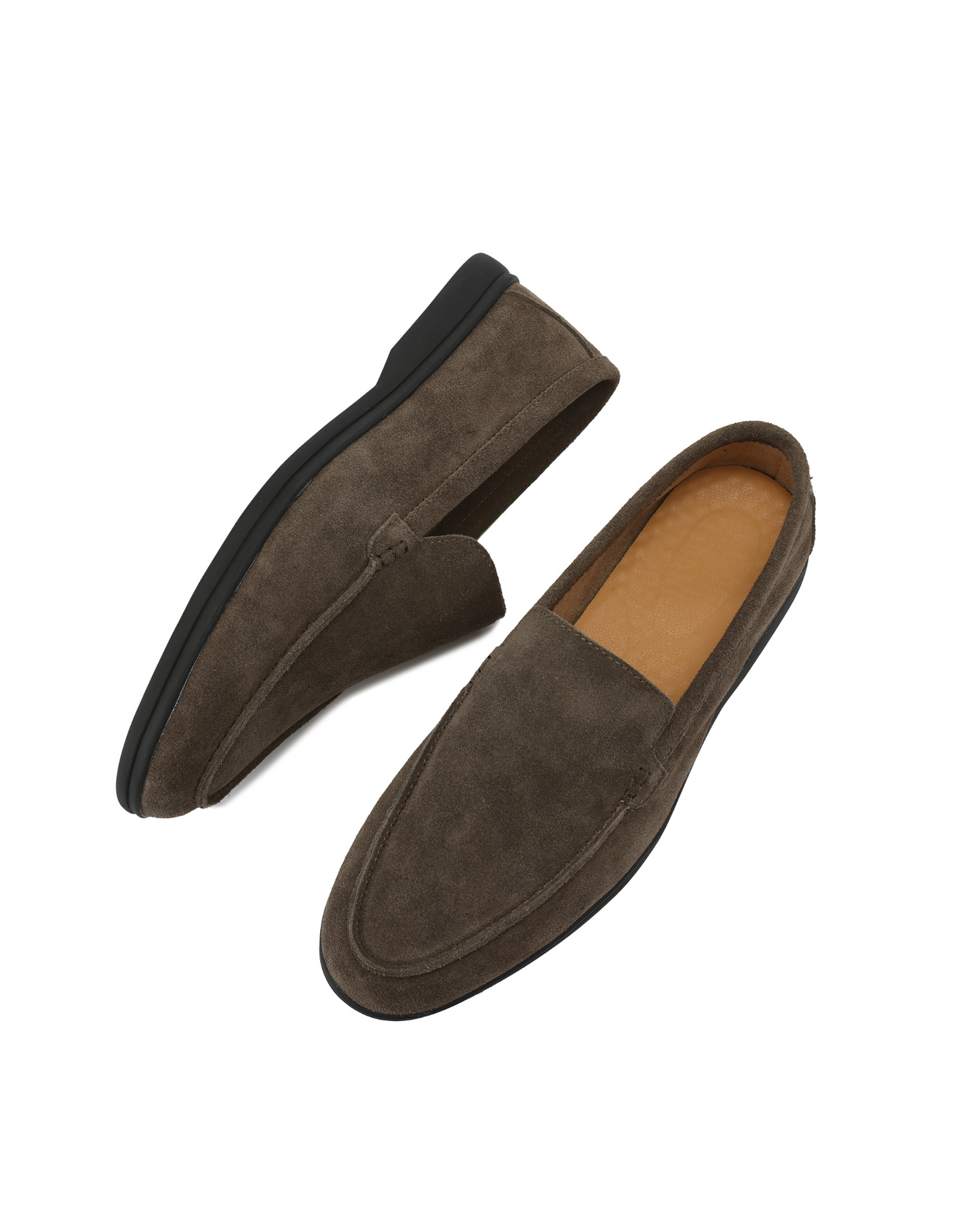 Mocasines Premium de Ante - Suela Negra