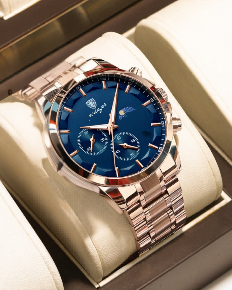 Reloj Cronógrafo de Precisión de Acero