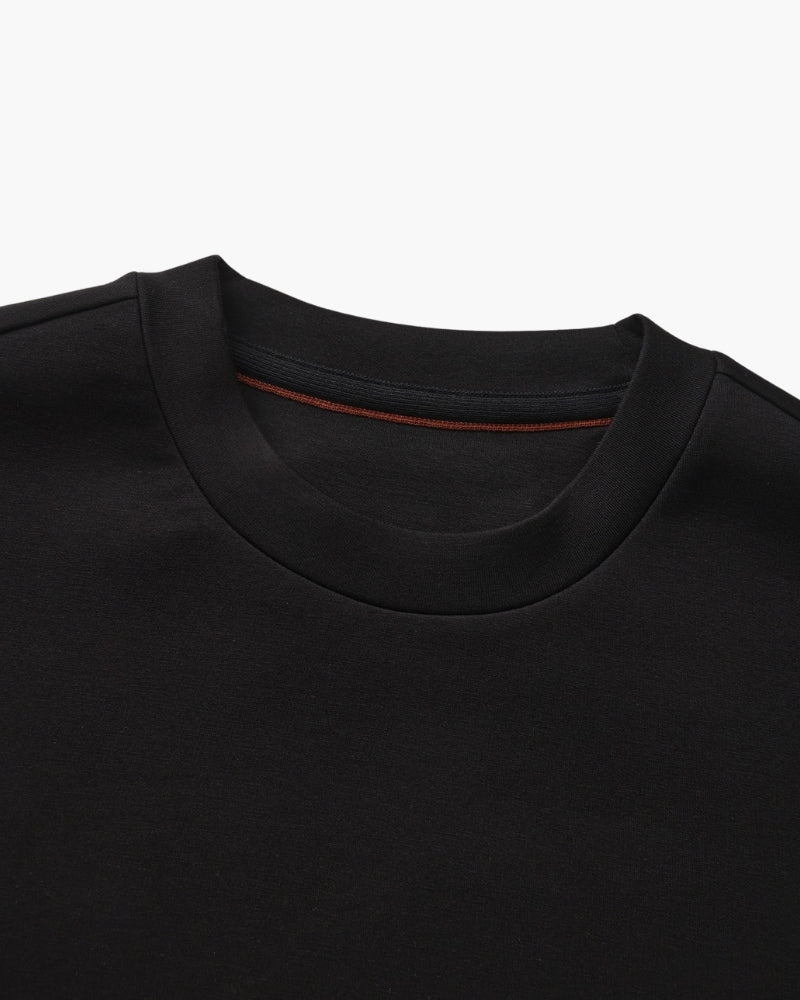 Sudadera Clásica de Mezcla Modal con Cuello Redondo