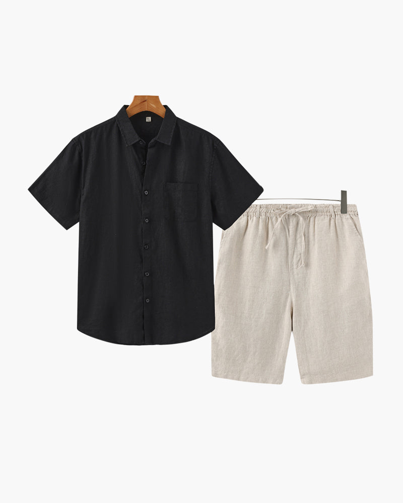 Conjunto de Lino Old Money (Shorts)