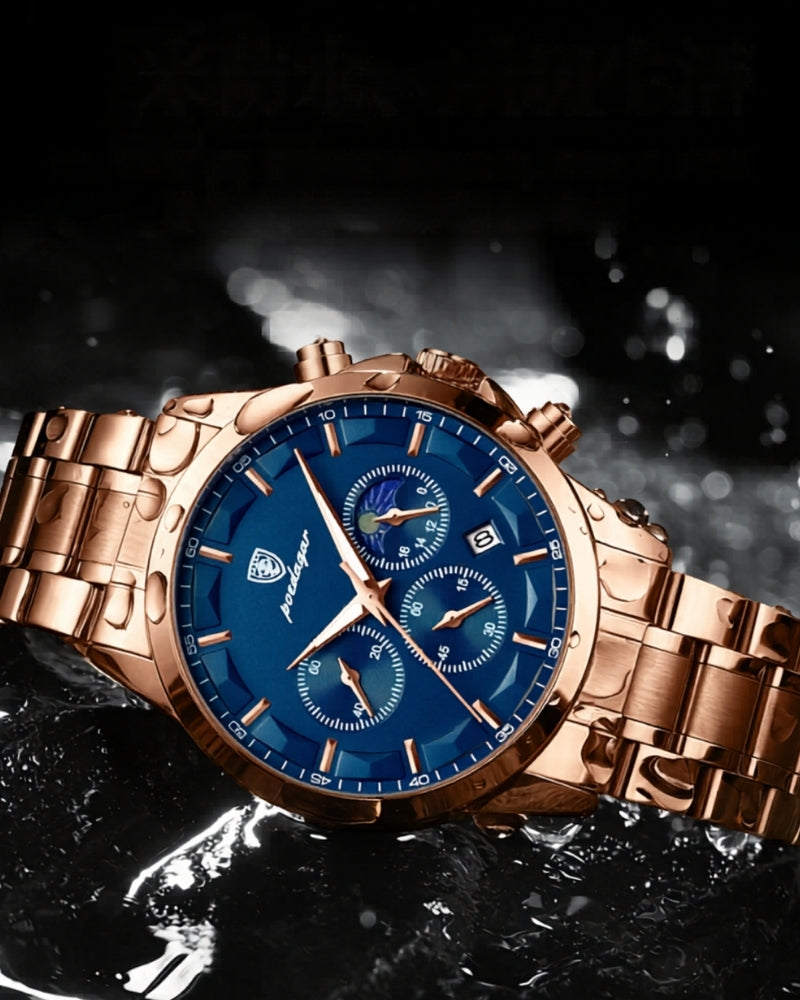 Reloj Cronógrafo de Precisión de Acero