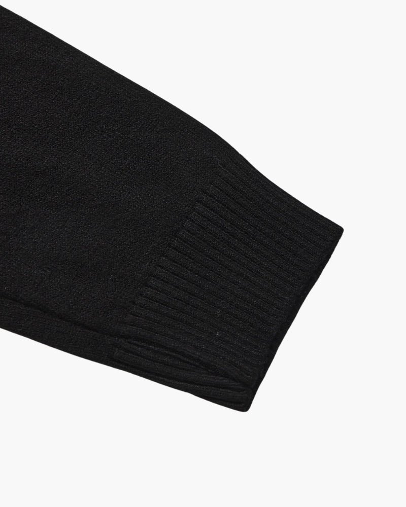 Jersey Esencial Acanalado de Cuello Falso