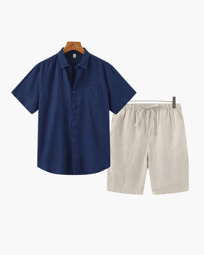 Conjunto de Lino Old Money (Shorts)