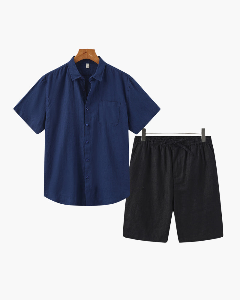 Conjunto de Lino Old Money (Shorts)