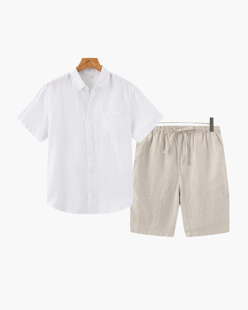 Conjunto de Lino Old Money (Shorts)