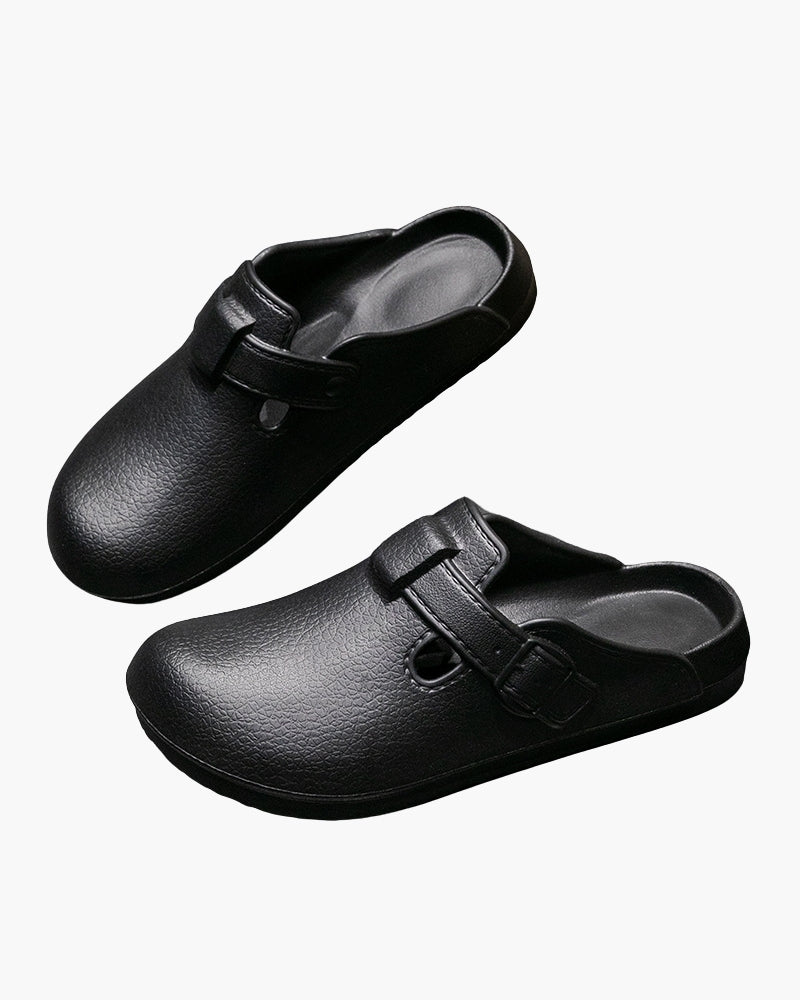 Zuecos Clásicos de Hebilla y Confort