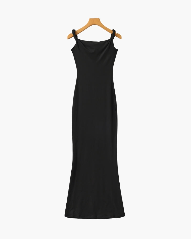 Vestido Largo Bodycon de Un Hombro