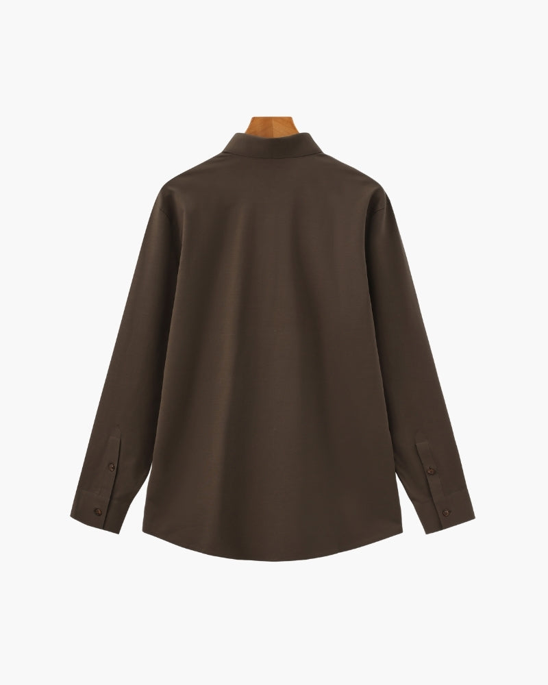 Camisa de Algodón Flex Entallada