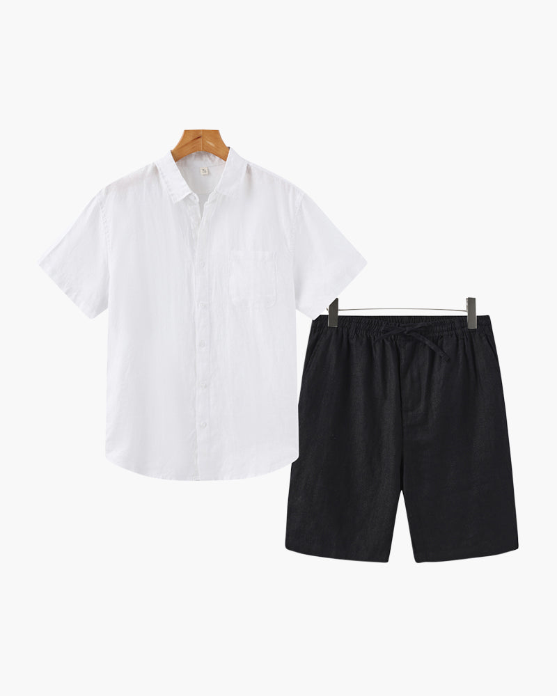 Conjunto de Lino Old Money (Shorts)