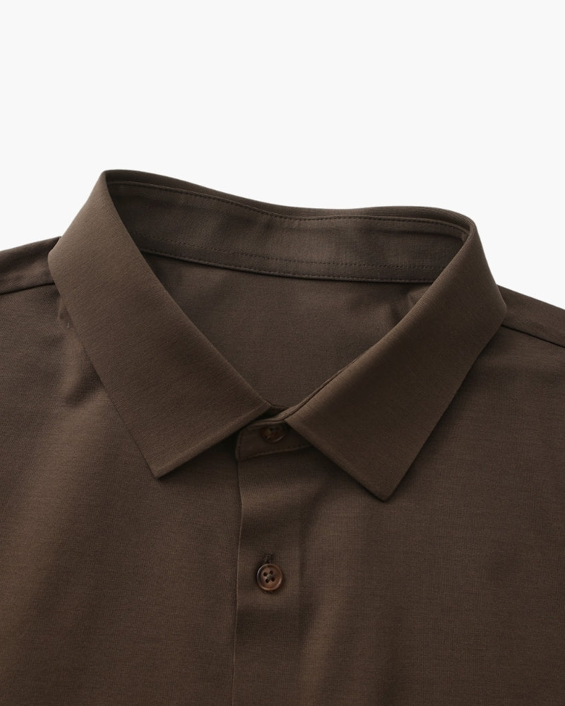 Camisa de Algodón Flex Entallada