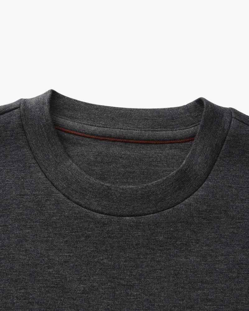 Sudadera Clásica de Mezcla Modal con Cuello Redondo