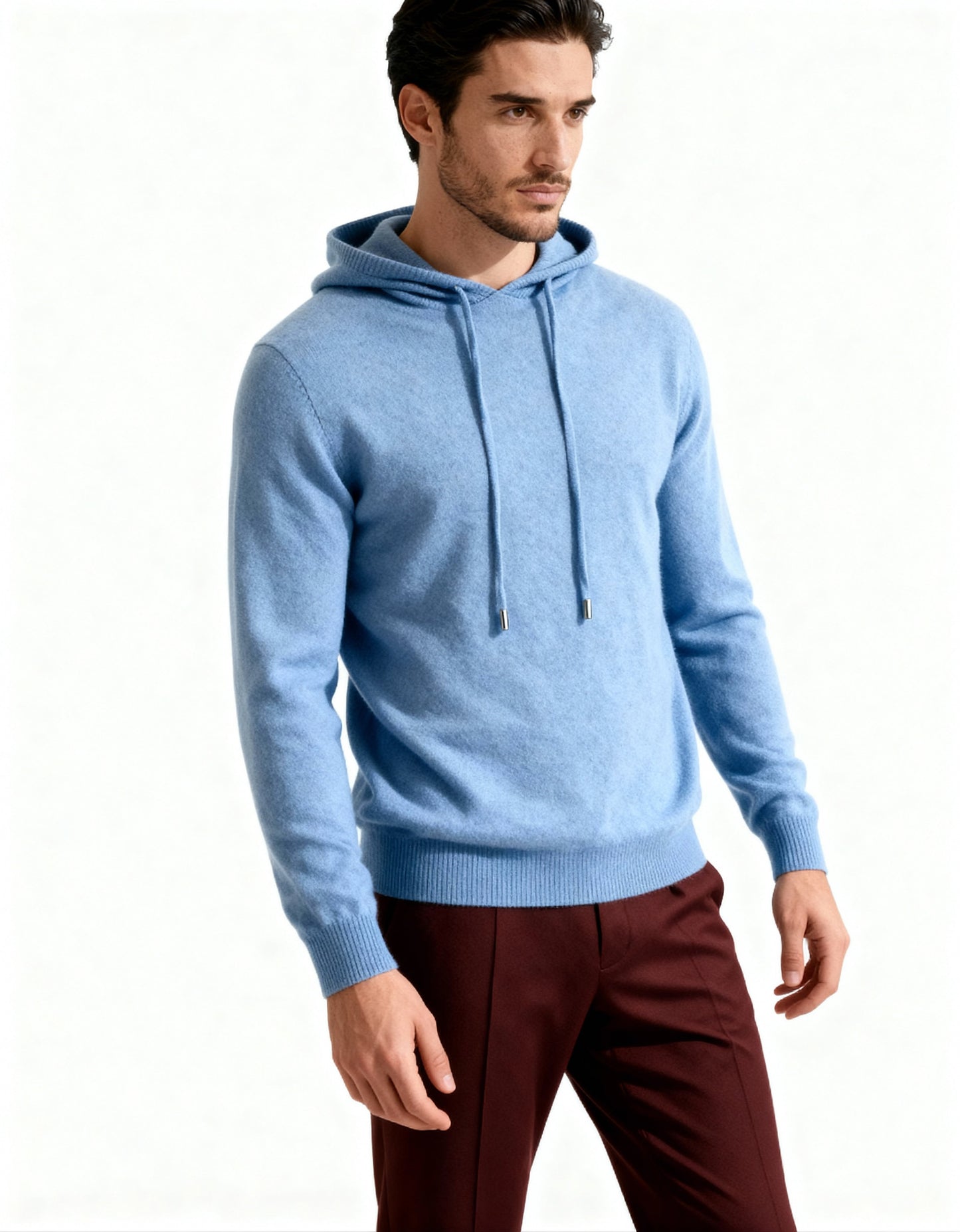 Sudadera con Capucha 100% Cachemira