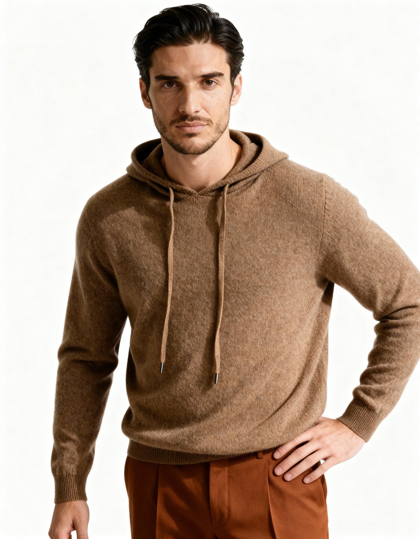Sudadera con Capucha 100% Cachemira