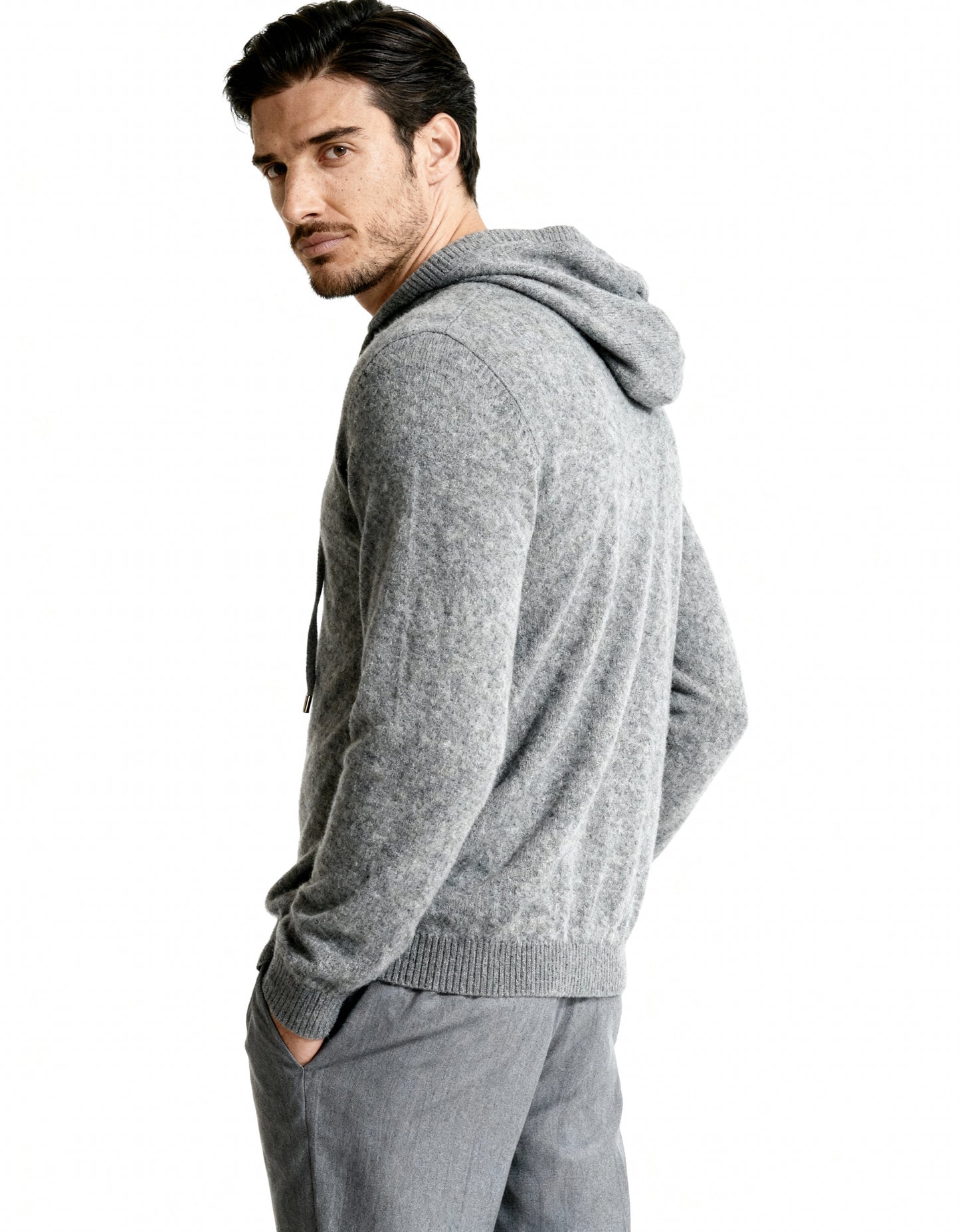 Sudadera con Capucha 100% Cachemira