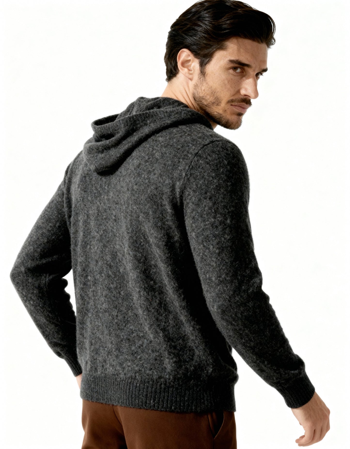 Sudadera con Capucha 100% Cachemira