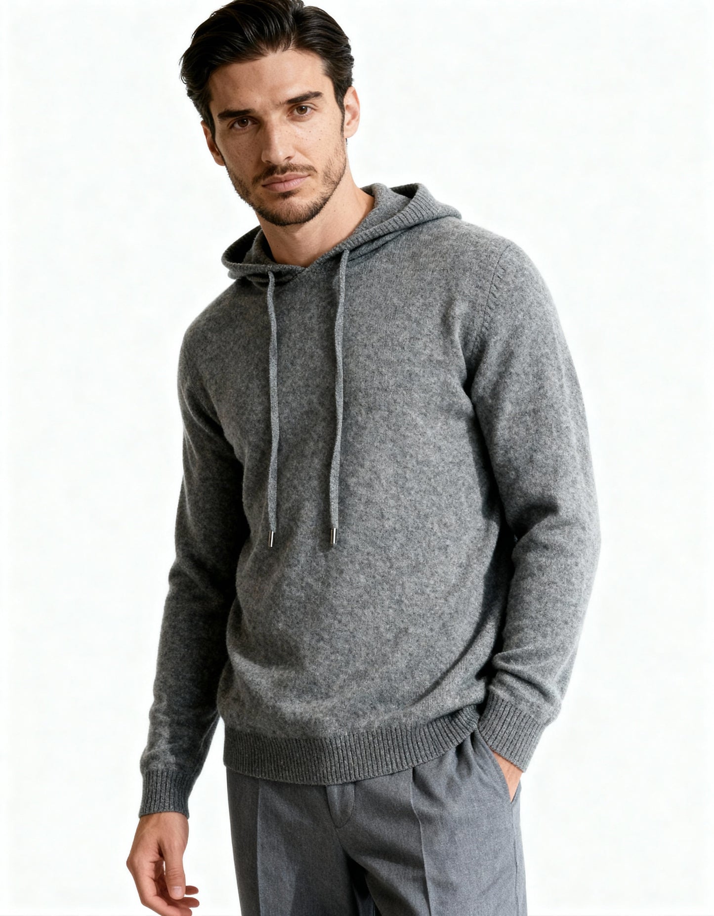 Sudadera con Capucha 100% Cachemira