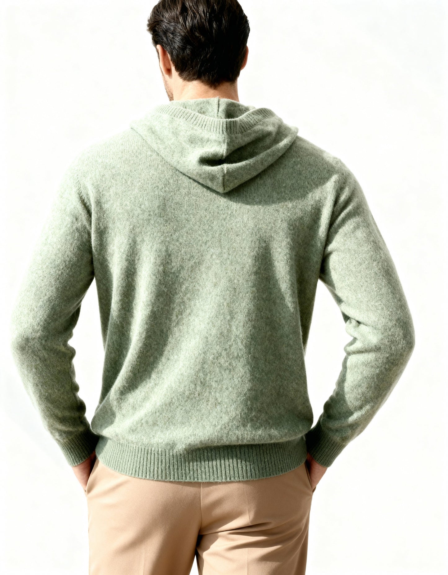 Sudadera con Capucha 100% Cachemira