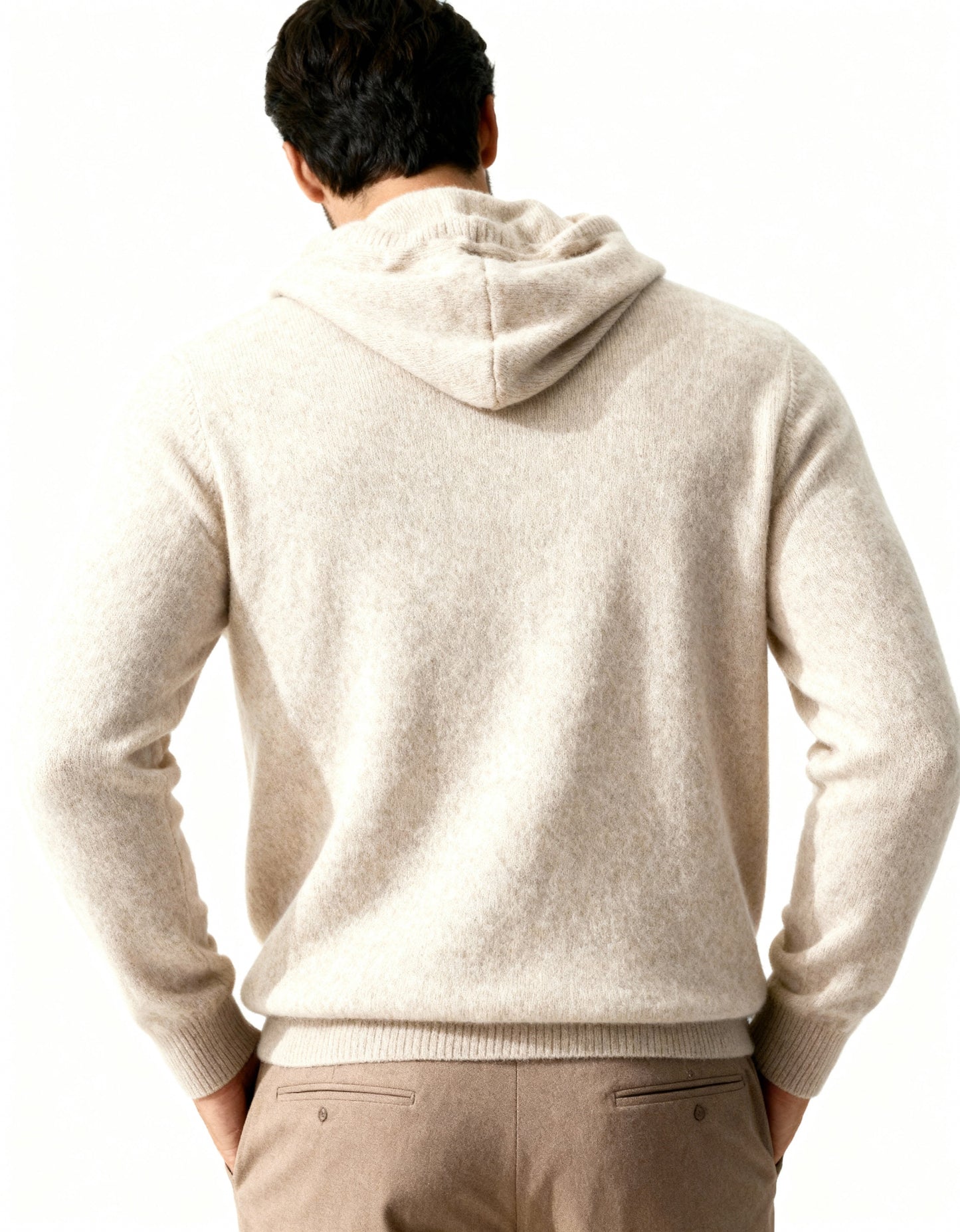 Sudadera con Capucha 100% Cachemira