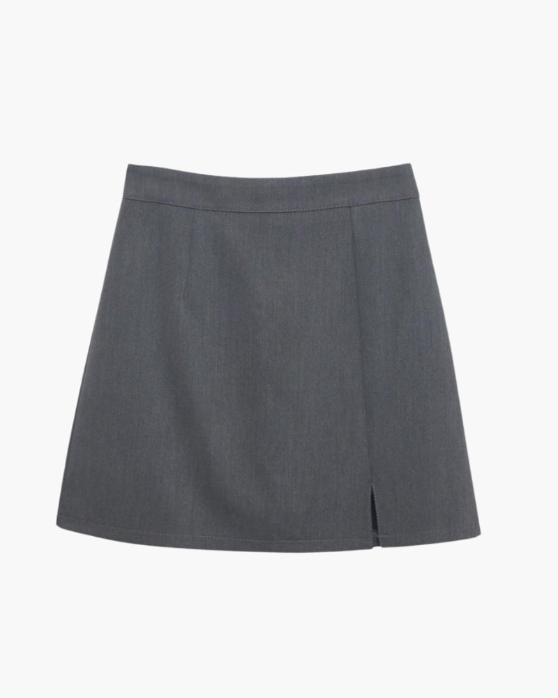 Minifalda Recta Oxford