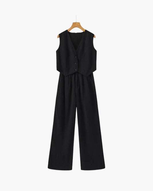 Conjunto de Dos Piezas de Lino Classy Lady