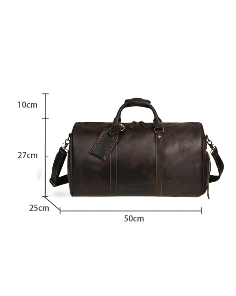 Bolsa Duffle de Cuero Montague