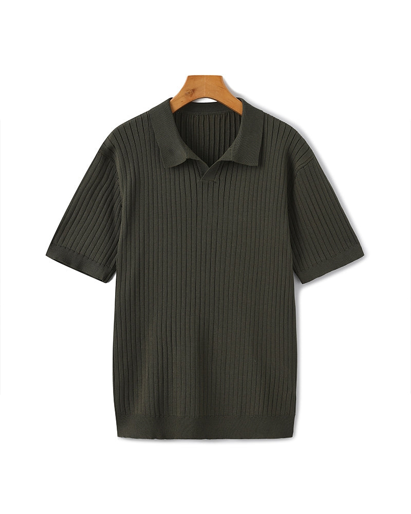 Polo Acanalado Premium