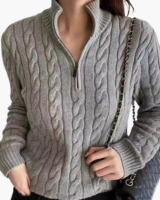 Jersey Verbier con Media Cremallera para Mujer
