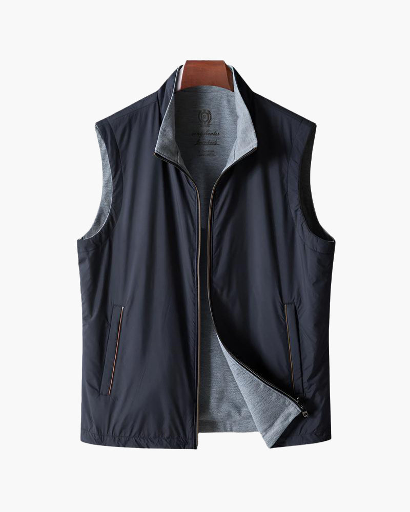 Chaleco de Forro Polar de Corte Slim