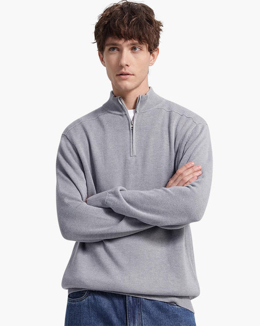 Sudadera con Cremallera 100% Lana Merino