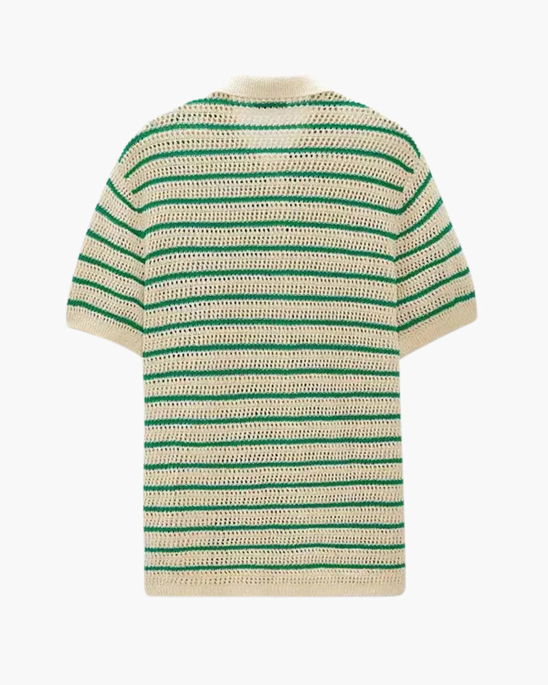 Camisa de Punto con Botones Marbella