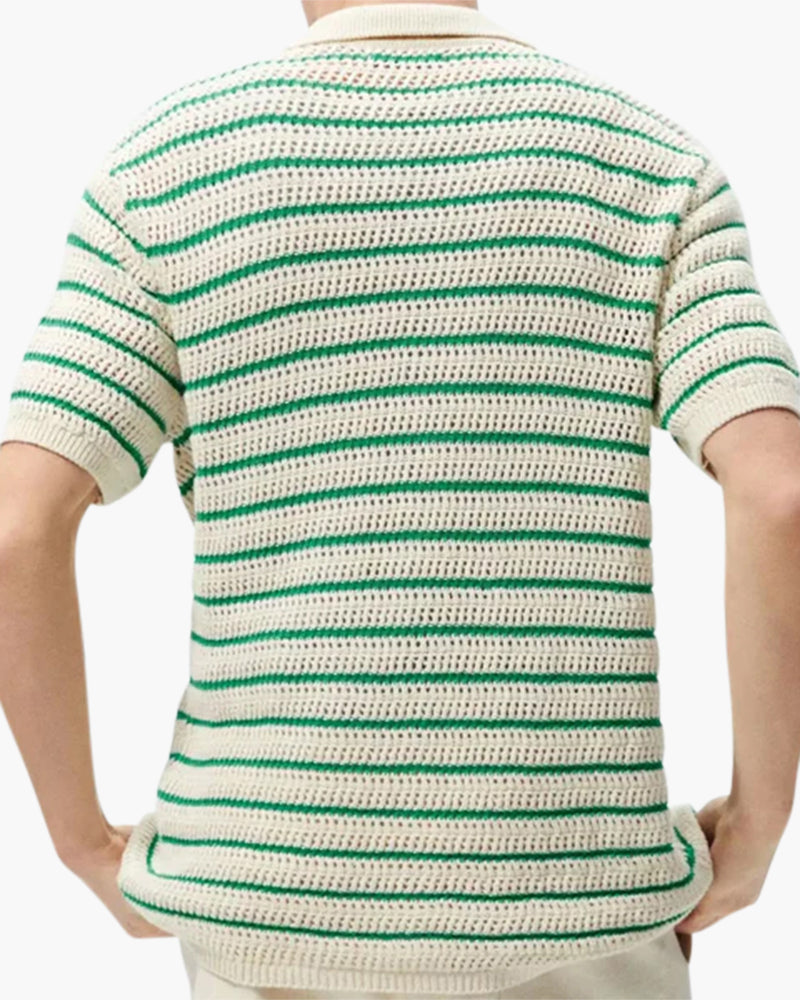 Camisa de Punto con Botones Marbella