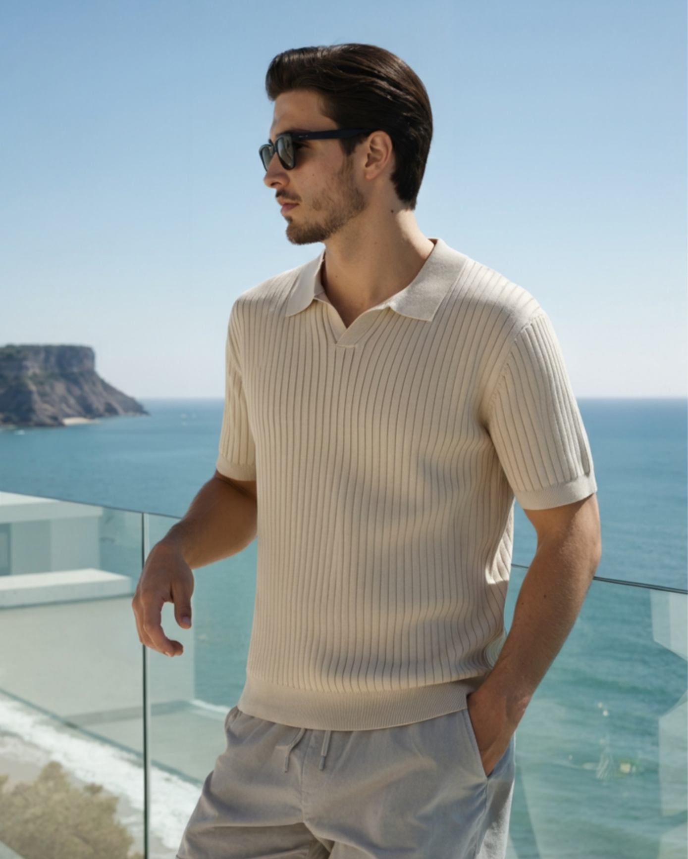 Polo Acanalado Premium