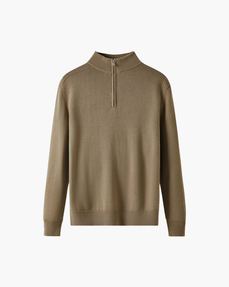 Sudadera con Cremallera 100% Lana Merino